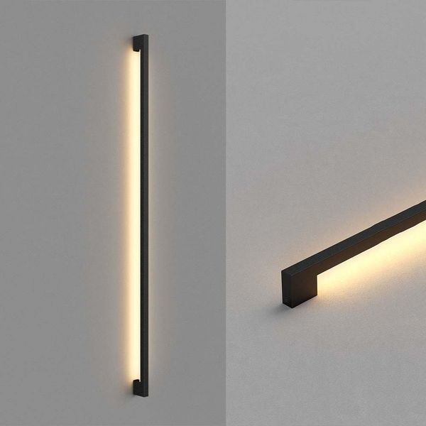Настенный светодиодный LED светильник бра 10W 80 см черный (BR51) BR51 фото