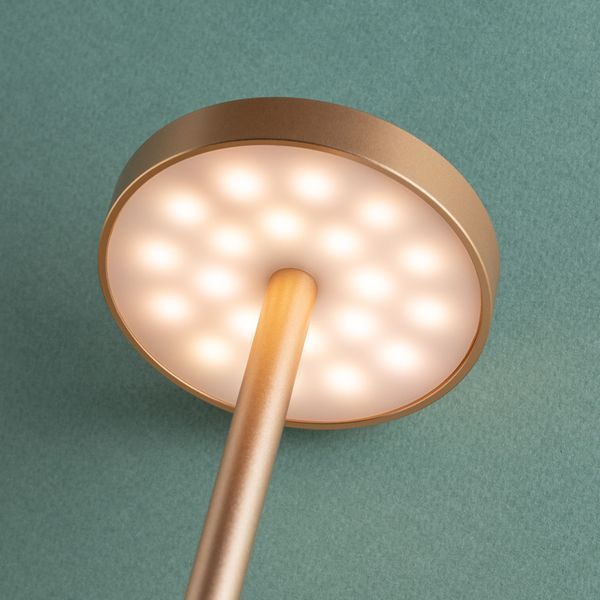 Беспроводная настольная LED лампа с аккумулятором (NL01G) NL01G фото
