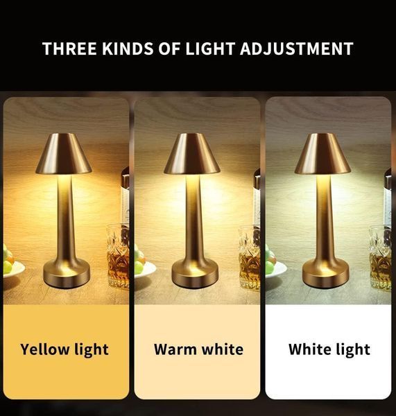 Беспроводная настольная LED лампа сенсорное управление (NL08) NL08 фото