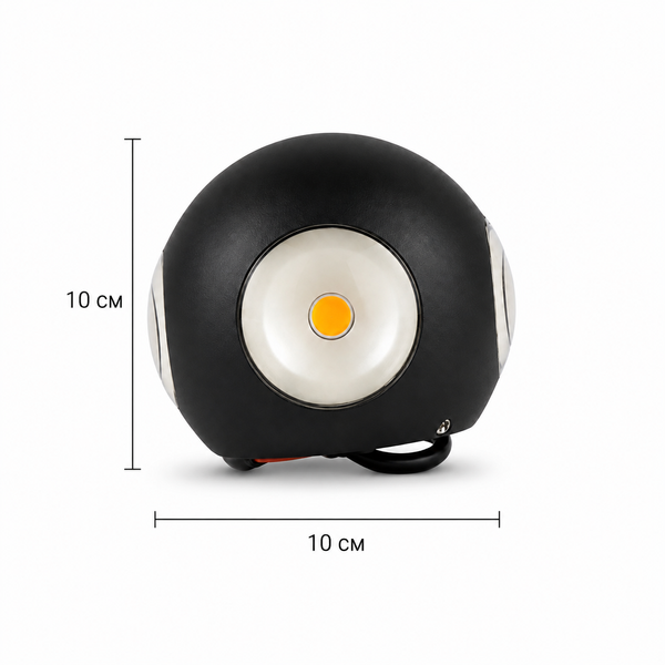 Настенный светодиодный светильник водонепроницаемый LED бра 4W 2700K чёрный (BR15) BR15 фото