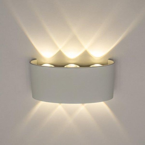 Настенный светодиодный светильник LED бра 6W 3000K 220V Белый (BR03W) BR03W фото