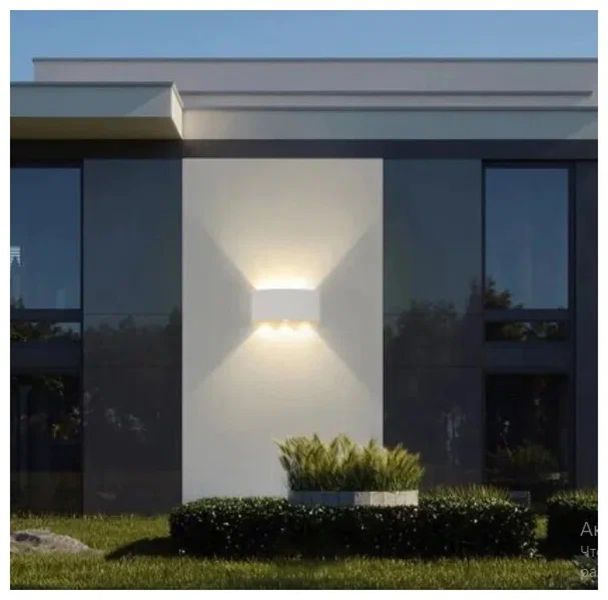 Настенный светодиодный светильник LED бра 6W 3000K 220V Белый (BR03W) BR03W фото