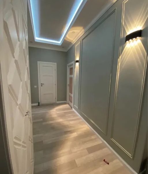 Настенный светодиодный светильник LED бра 8W 3000K 220V Чёрный (BR04B) BR04B фото