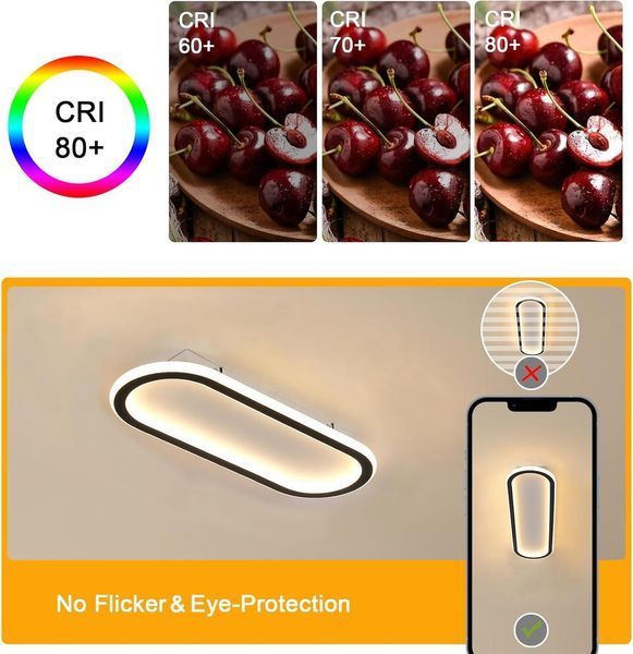Потолочный LED светильник 3 температуры света 80см (SP16) SP16 фото