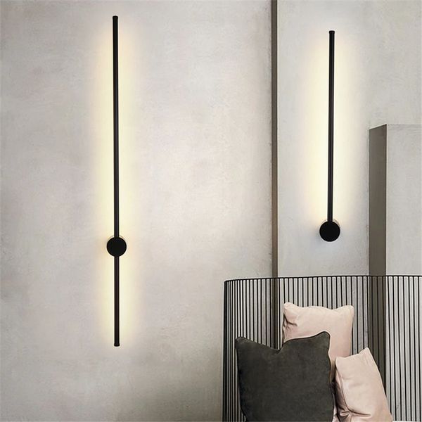Настенный светильник линейный LED чёрный 60см 7W (BR08) BR08 фото