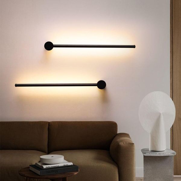 Настенный светильник линейный LED чёрный 60см 7W (BR08) BR08 фото