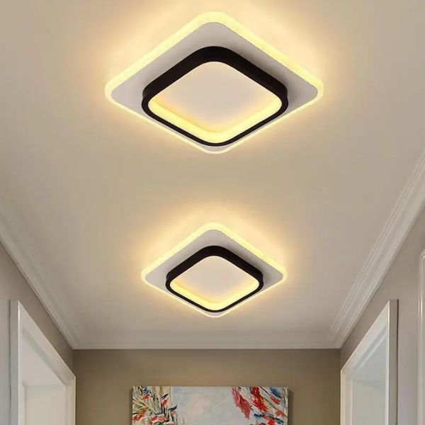 LED светильник настенный потолочный квадратный 25 см (SP02) SP02 фото
