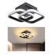 Потолочный светодиодный светильник LED металлический чёрный 34см 24W (SP01) SP01 фото 4