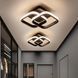 Потолочный светодиодный светильник LED металлический чёрный 34см 24W (SP01) SP01 фото 5