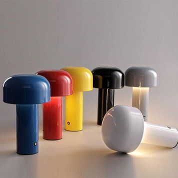 Настольная LED лампа сенсорное управление регулировка яркости красная(NL09R) NL09R фото
