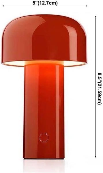 Настольная LED лампа сенсорное управление регулировка яркости красная(NL09R) NL09R фото
