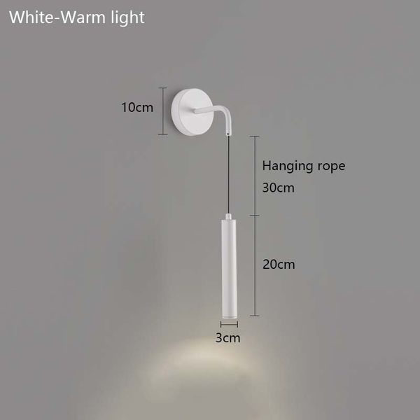 Настенный светильник LED белый светодиодный 6W (BR17W) BR17W фото