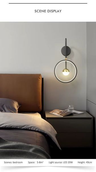 Настенный светильник LED для спальни и гостиной 20W (BR20) BR20 фото