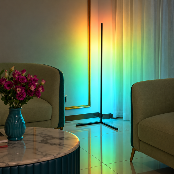 Торшер LED світлодіодний з регулюванням яскравості RGB 20W (TR01) TR01 фото