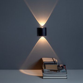 Настенный светодиодный светильник LED бра 2W 3000K 220V Черный (BR01B) BR01B фото