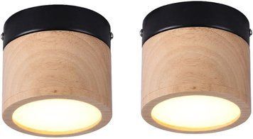 Деревянный потолочный LED светильник 12W (TS11) TS11 фото