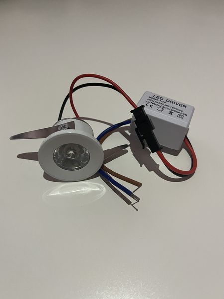 LED светильник точечный встраиваемый белый 1W (TS06) TS06 фото
