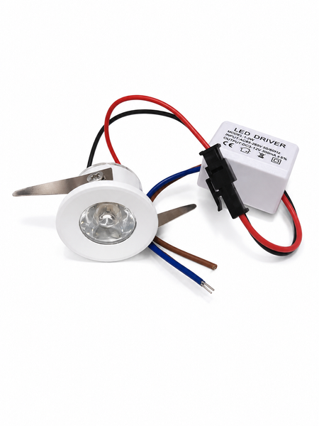 LED світильник точковий вбудований білий 1W (TS06) TS06 фото