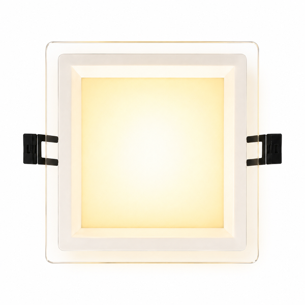 LED світильник настінний вбудований квадратний 12W 16см (TS03) TS03 фото