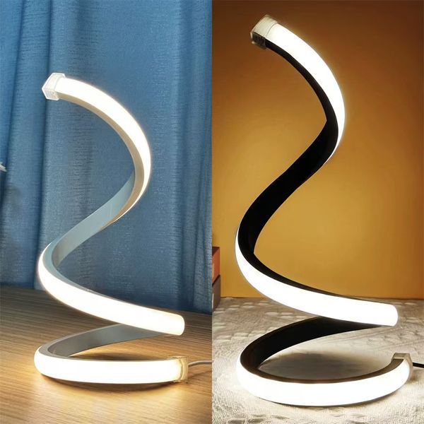 Настольная LED лампа Spiral 3 режима яркости белая (NL07W) NL07W фото