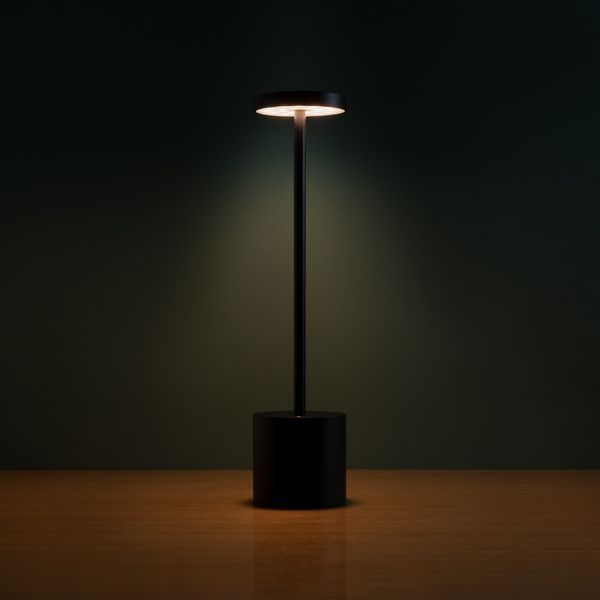 Беспроводная настольная LED лампа с аккумулятором (NL01B) NL01B фото